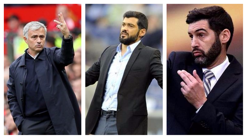 José Mourinho, Paulo Fonseca et Sergio Conceição