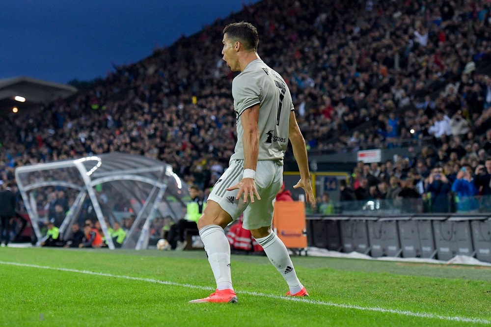 But de Ronaldo face à l'Udinese