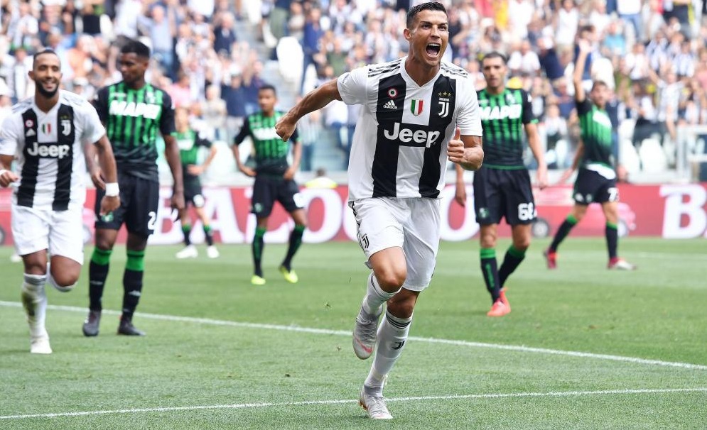 Doublé de Cristiano Ronaldo face à Sassuolo