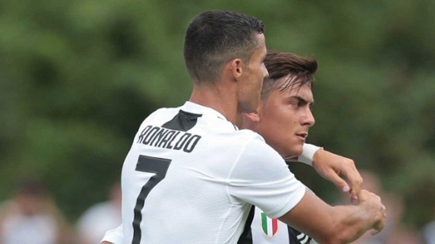 Premier but de CR7 avec la Juventus