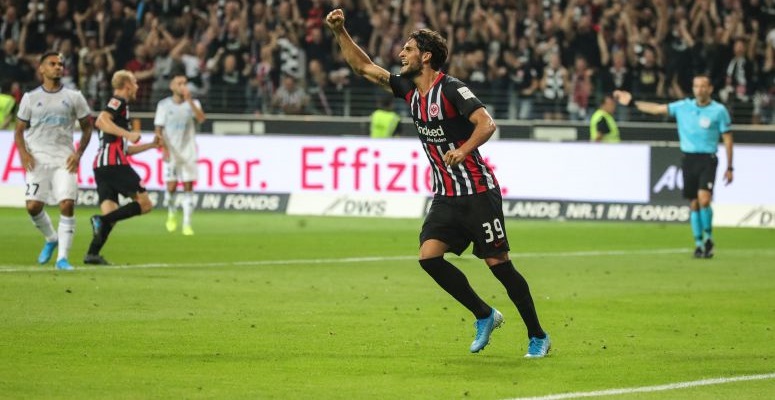 Gonçalo Paciencia doublé face à Leverkussen