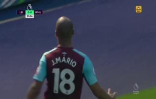 João Mario goal Leicester