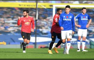 Bruno Fernandes vs Everton
