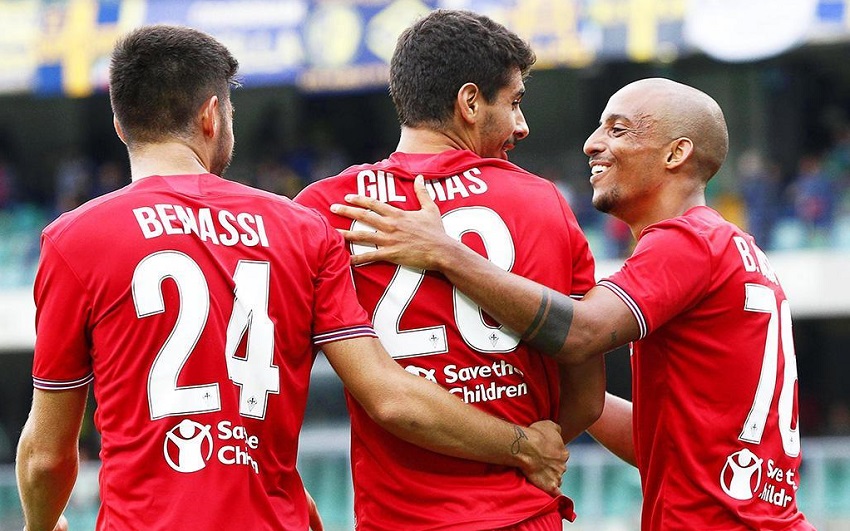 Gil Dias a ouvert son compteur but avec la Fiorentina