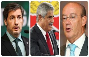 Bruno de Carvalho, Luis Filipe Vieira et Pinto da Costa