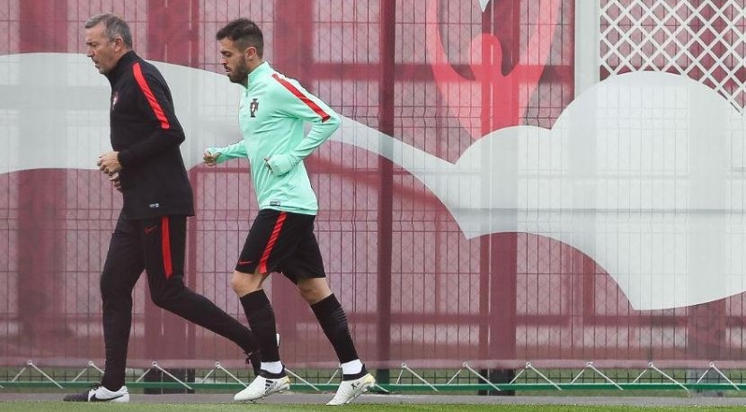 Bernardo s'est entraîné a part