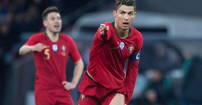 Ronaldo goal against Egypt