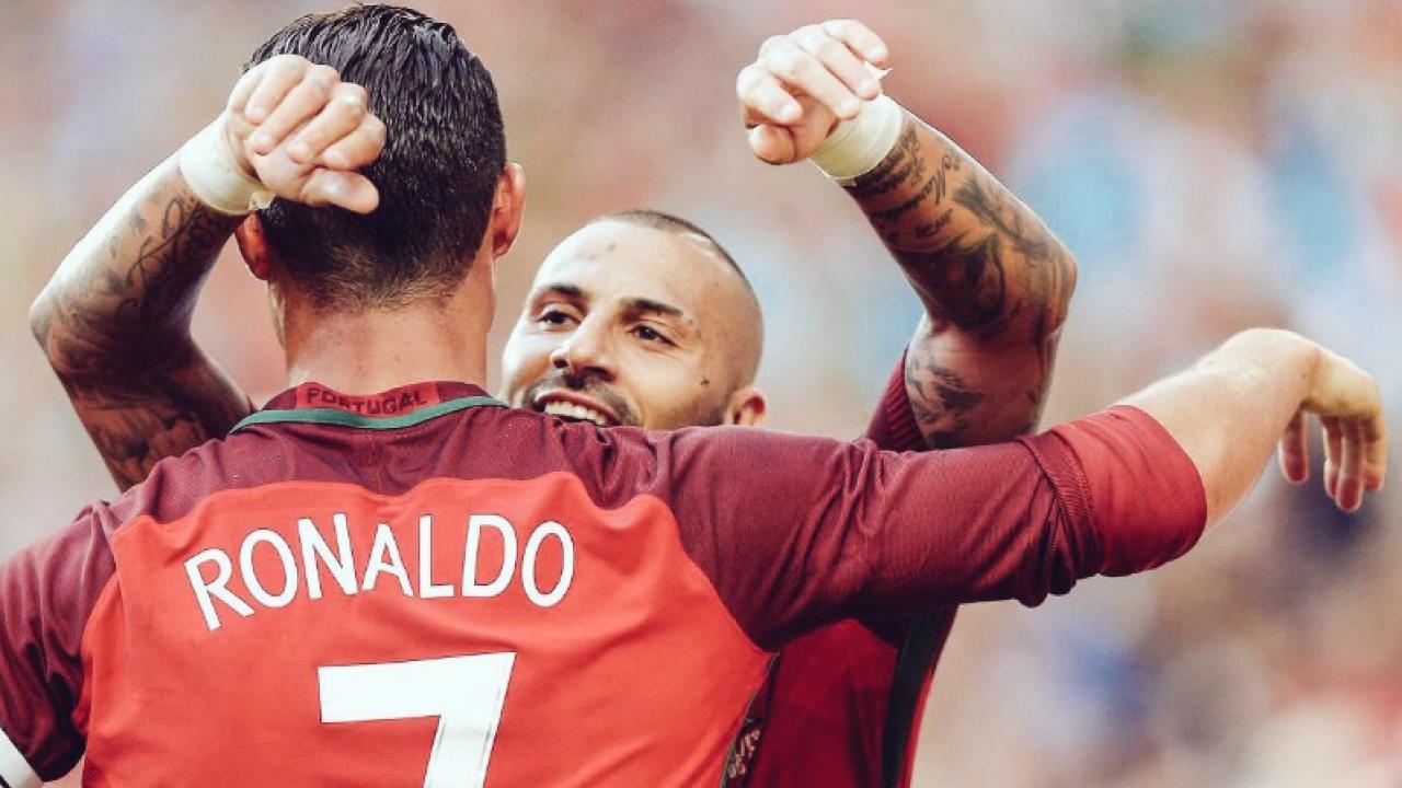 Ronaldo et Quaresma Portugal