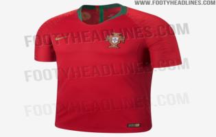Probable maillot Portugal Coupe du Monde 2018