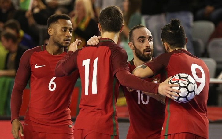 Futsal: Portugal 3-3 Russie