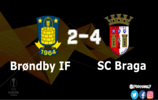 Brondby 2-4 SC Braga
