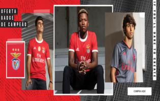 Maillots officiels de Benfica (photos SL Benfica.pt) Maillots officiels de Benfica (photos SL Benfica.pt)