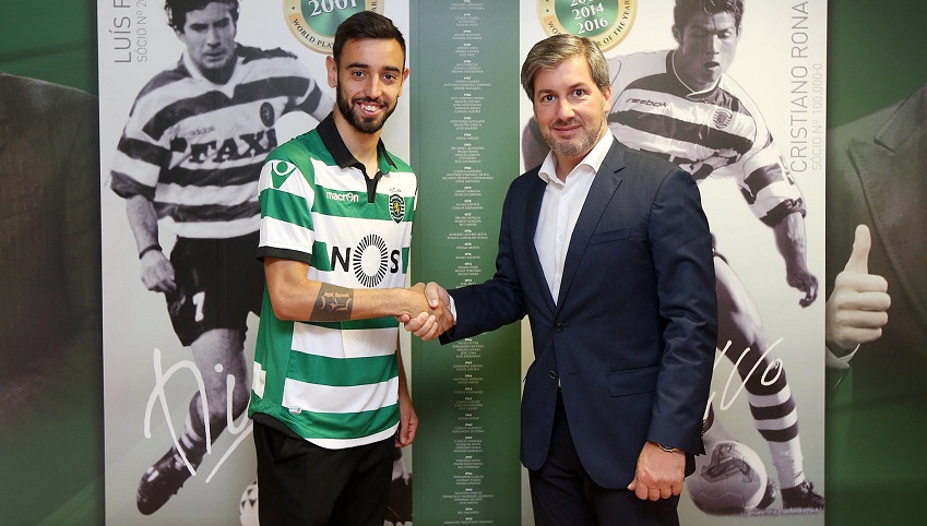 Bruno Fernandes signe au Sporting CP