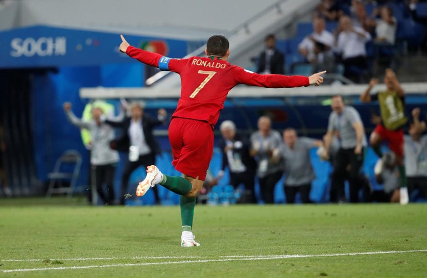 Ronaldo triplé Espagne
