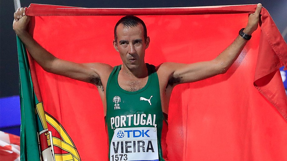 Joao Vieira vice-champion 50km marche