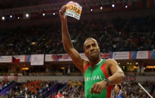 Nelson Evora champion d'Europe Triple Saut