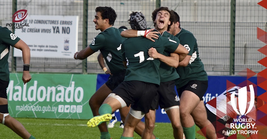 Le Portugal s'impose 16-13 face aux  Îles Fidji lors du World Rugby U20 trophy